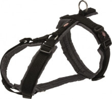 Шлейки для собак Trixie Trekking Harness Premium, L: 70–85 cm / 25 mm, black / graphite