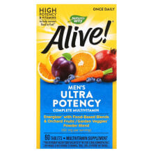 Alive! Men's Ultra Potency Complete Multivitamin, 30 Tablets