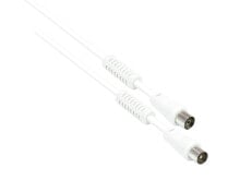 Комплектующие для телекоммуникационных шкафов и стоек Alcasa S-PAK50 коаксиальный кабель 50 m IEC Белый