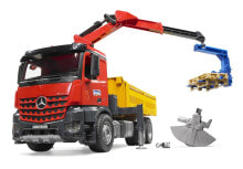 Toy cars and equipment for boys bruder MB Arocs Construction truck with accessories - Red,Yellow - 4 yr(s) - Boy - 545 mm - 185 mm - 270 mm