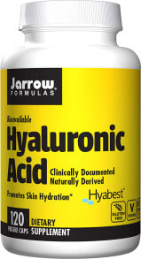 Гиалуроновая кислота Jarrow Formulas Hyaluronic Acid Гиалуроновая кислота для увлажнения кожи 120 веганских капсул