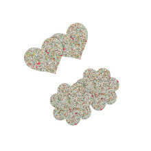 Pretty Pasties - Heart and Flower Glow, 2 Paar