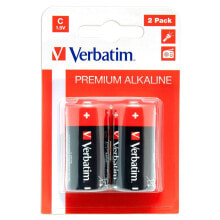 Батарейки и аккумуляторы для фото- и видеотехники vERBATIM 1x2 Baby C LR 14 49922 Batteries