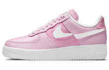 Nike Air Force 1 Low Pink Foam 断钩 防滑轻便 低帮 板鞋 女款 粉白 / Кроссовки Nike Air Force 1 Low Pink Foam DJ6904-600