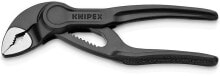 Сантехнические и разводные ключи переставные сантехнические клещи с фиксатором Knipex Cobra XS 87 00 100 BK