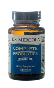 Пребиотики и пробиотики Dr. Mercola Complete Probiotics Комплекс пробиотиков для поддержки здорового баланса микробов в кишечнике 100 млрд КОЕ 10 ценных штаммов 30 капсул