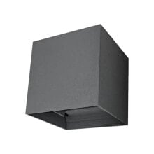 MATEL LUXE led wall light IP54 cube cool 6W