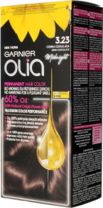 Garnier Olia Permanent Coloration Hair Color No. 3.23 Перманентная крем-краска для волос на масляной основе, оттенок темный шоколад