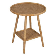 Side table Beige Rattan 60 x 60 x 71 cm