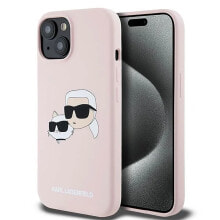 KARL LAGERFELD Klhmp15Sskchpplp iPhone 151413 6.1 Silicone Karl&Choupette phone case