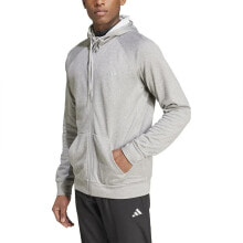 ADIDAS Game And Go Big Logo 3 Stripes full zip sweatshirt