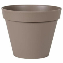 Plant pot EDA Tuscan Taupe polypropylene Circular Ø 40 x 32 cm