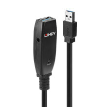 Lindy 43322 USB кабель 15 m USB 3.2 Gen 1 (3.1 Gen 1) USB A Черный