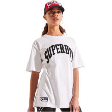 Женские спортивные футболки, майки и топы sUPERDRY Varsity Arch Mono Short Sleeve T-Shirt