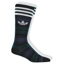 ADIDAS ORIGINALS Tartan crew socks 2 pairs