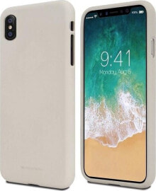 Mercury Soft N975 Note 10+ beżowy /beige stone