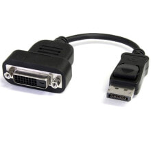 StarTech.com DP2DVIS кабельный разъем/переходник DisplayPort DVI-D Черный