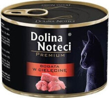 Купить влажные корма для кошек Dolina Noteci: Dolina Noteci DOLINA NOTECI DLA KOTA BOGATA W CIELĘCINĘ 185g