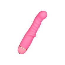 Gerippter G-Punkt-Vibrator aus Silikon, 17 cm