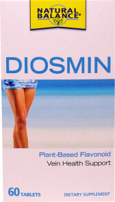Средства для вен и ухода за ногами baywood International Natural Balance Diosmin  Диосмин с флавоноидами для поддержки здоровья вен 60 таблеток