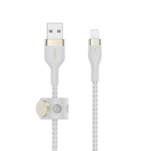 Belkin CAA010BT1MWH USB кабель 1 m USB A USB C/Lightning Белый