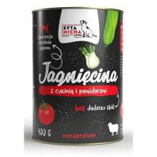 SYTA MICHA Lamb with tomatoes and zucchini wet dog food 400g