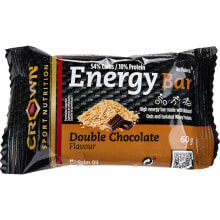 Протеиновые батончики и перекусы CROWN SPORT NUTRITION Double Chocolate Energy Bar 60g