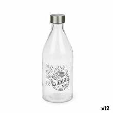 Bottle Premium Quality Glass 1 L (12 Units)