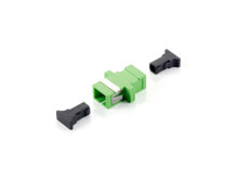 Кабели и разъемы для аудио- и видеотехники equip 156144 волоконно-оптический адаптер SC/APC Зеленый 12 шт