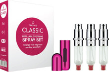 Nachfüllbare Parfümzerstäuber rosa - Travalo Classic HD Pink Set (Zerstäuber 3x 5ml + Etui)