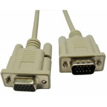 EUROCONNEX HDB15M - HDB15H 14C+1 VGA Cable 3 m