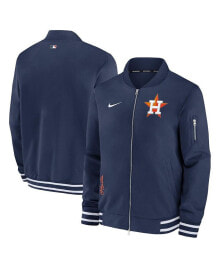 Nike men's Navy Houston Astros Authentic Collection Full-Zip Bomber Jacket