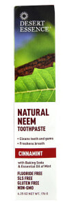 Зубная паста desert Essence Natural Neem Зубная паста с корицей 181 мл