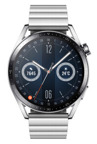 Смарт-часы huawei WATCH GT 3 3,63 cm (1.43&quot;) 46 mm AMOLED Нержавеющая сталь GPS (спутниковый) 55026957