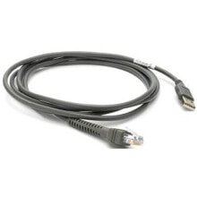 Unitech 1550-900040G - 1.8 m - USB A - USB 2.0 - Male/Male - Black