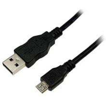 LOGILINK USB A 2.0 Male To Micro USB B 2.0 Male 3 m USB Cable