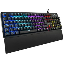 Клавиатуры игровая клавиатура G-LAB с карбоновой подсветкой - Switch Blues - Подставка для запястий - FR