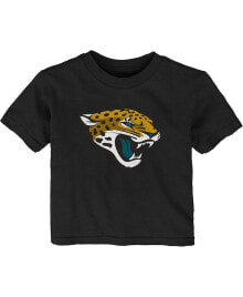 Baby Boys and Girls Black Jacksonville Jaguars Primary Logo T-shirt купить онлайн