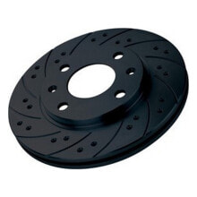 Тормозные диски Brake Discs Black Diamond KBD1239COM Vented Front Drilled 12 Lines