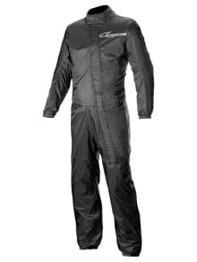 Motorrad-Regenanzug Alpinestars Hurricane Rain V2 Schwarz