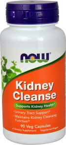 Витамины и БАДы для мочеполовой системы NOW Foods Kidney Cleanse Растительный комплекс для поддержки здоровья почек и мочевыводящих путей 90 растительных капсул