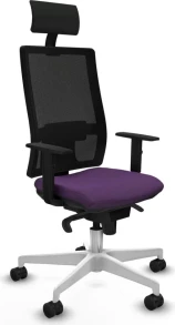 Office Chair with Headrest Piqueras y Crespo 1D026N1 Purple