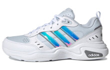 Купить мужские кроссовки adidas neo: Кроссовки adidas neo Strutter бело-голубые