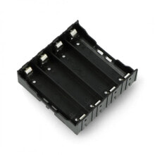 Cell holder for 4x 18650 battery without wires