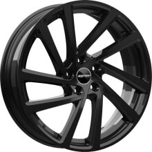 Колесный диск литой GMP Wonder black glossy 7x17 ET45 - LK5/112 ML57.1