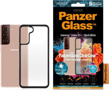 чехол прозрачный с черным ободком Samsung Galaxy S21 PanzerGlass