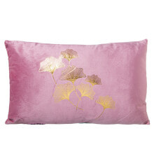 Cushion Alexandra House Living Pink Golden Textile 50 x 30 cm