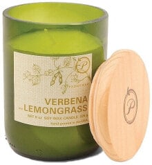 Duftkerze Eisenkraut und Zitronengras - Paddywax Eco Green Recycled Glass Candle Verbena + Lemongrass