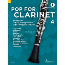 Schott Music Pop For Clarinet 4