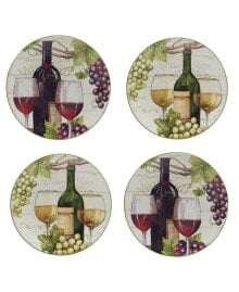 Certified International meadow Brook Vineyard Set of 4 Salad Plate 8.5